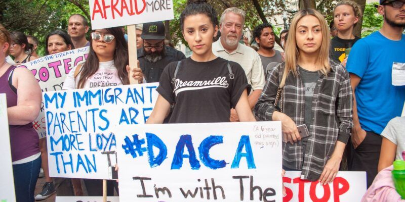 immigrant support rally